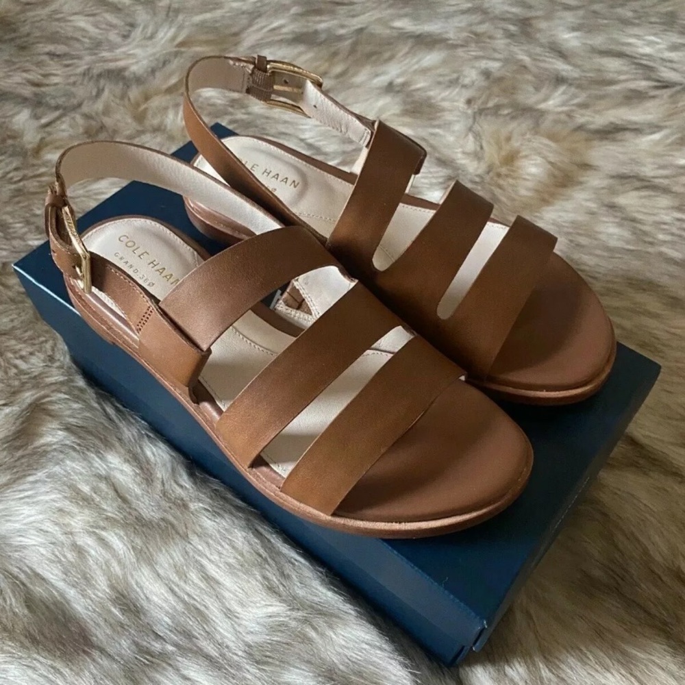 Cole Haan Tan Anela Grand Women’s Sandals 5